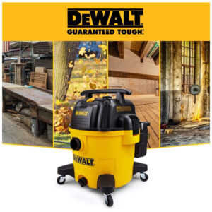 Aspirador de Pó e Água com Capacidade de 37,9 Litros, 110V 1200W, DeWALT DXV10PZ, Amarelo