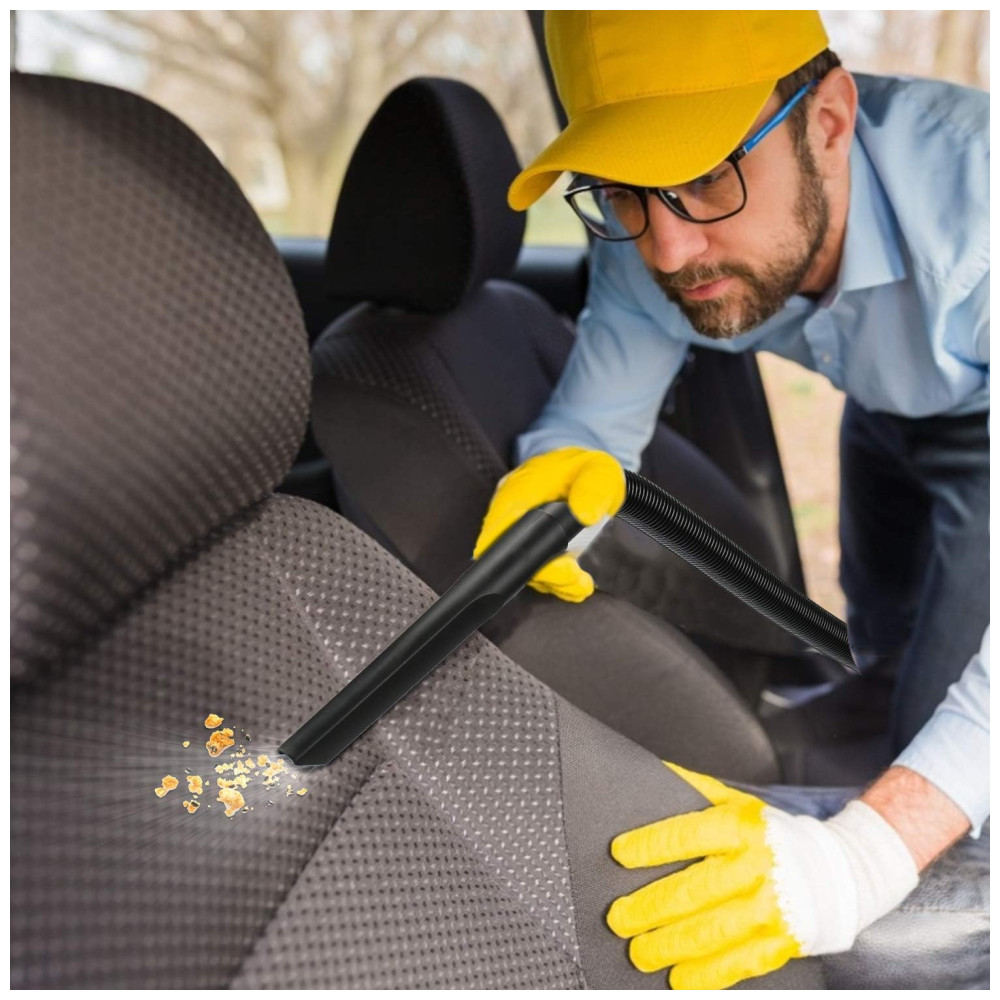 Aspirador de Pó Úmido e Seco de 18,95L, 4CV, Tanque em Aço Inox, 110V 600W, Stanley SL18130, Amarelo Prateado