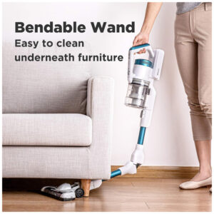 Aspirador de Pó Multifuncional sem Fio com Acessórios, 110V, EUREKA, Branco