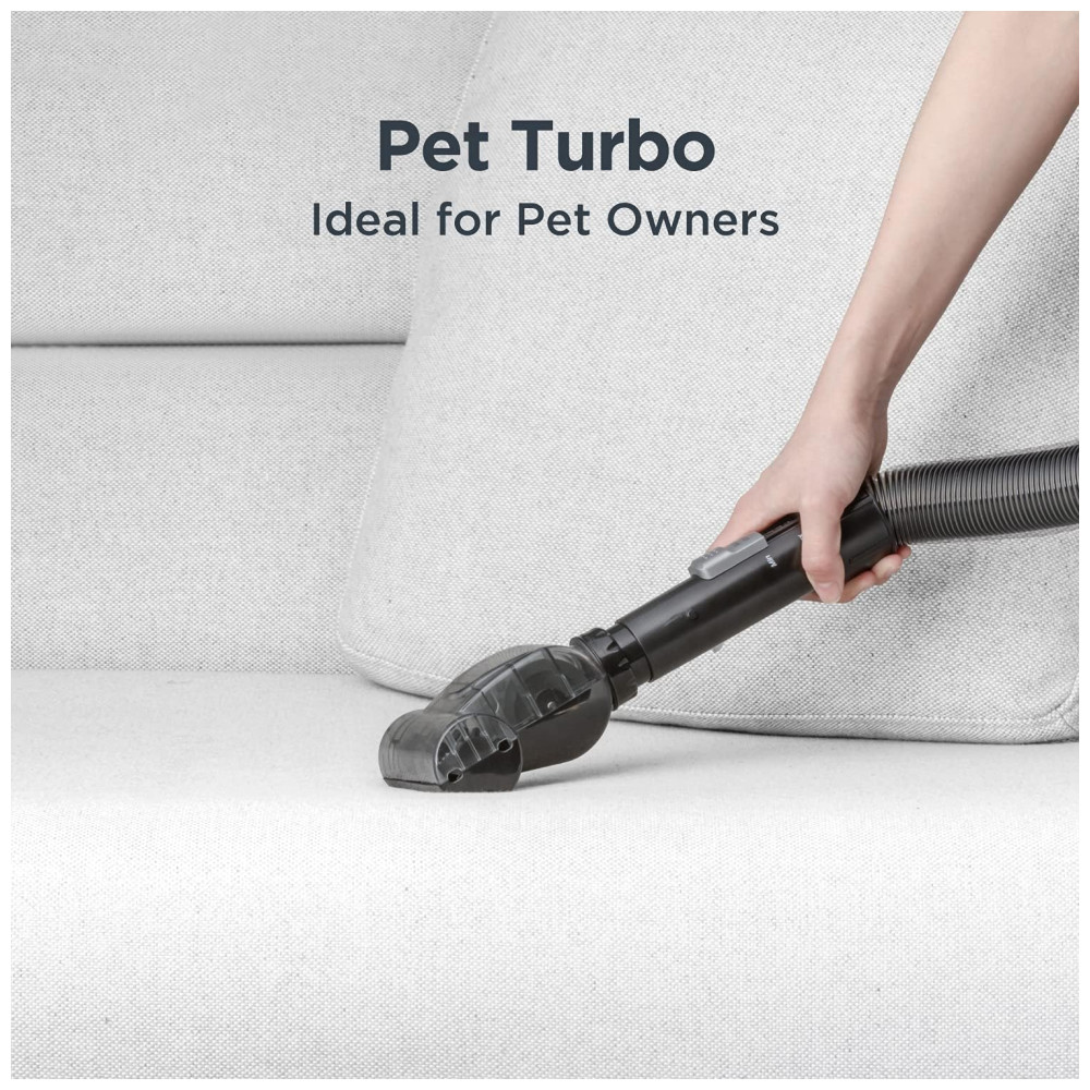 Aspirador de Pó sem Saco Vertical com Direção Giratória para Piso Duro e Pelos de Animais, 110V, Eureka FloorRover, Vermelho