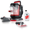 Extratora e Higiniezadora de Carpetes e Estofados Portátil com Sucção Poderosa, Compacto e Leve, Dirt Devil FD13000, Preto e Vermelho