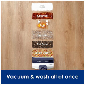 Aspirador de Pó Multifuncional sem Fio com Painel LED, 110V, Tineco Floor ONE S5, Azul Escuro