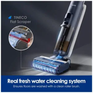 Aspirador de Pó Multifuncional sem Fio com Painel LED, 110V, Tineco Floor ONE S5, Azul Escuro