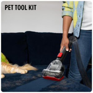 Aspirador de Pó com Fio Ideal para Tutores de Animais de Estimação, 110V 100W Dirt Devil UD76400V, Preto