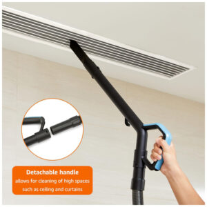 Aspirador de Pó Leve e Vertical para Carpetes e Pisos Duros, 110V, AMZ , Branco