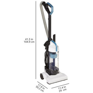 Aspirador de Pó Leve e Vertical para Carpetes e Pisos Duros, 110V, AMZ , Branco