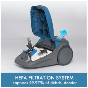 Aspirador de Pó Multifuncional com Filtro HEPA, 110V, Kenmore BC3005, Azul