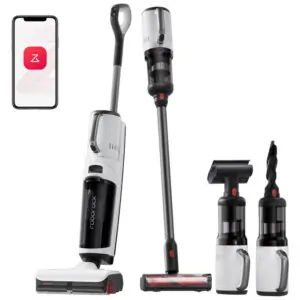 ectqzzw7m3bc0b_0 jpg - Combo Aspirador de Pó sem Fio 5 em 1 para Múltiplas Superfícies, 110V, Roborock Dyad Pro, Branco