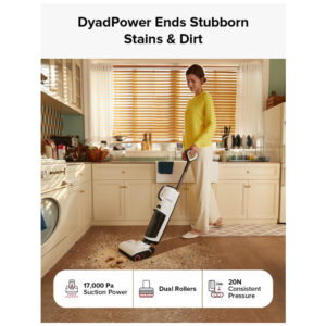 ectqzzw7m3bc0b_5 jpg - Combo Aspirador de Pó sem Fio 5 em 1 para Múltiplas Superfícies, 110V, Roborock Dyad Pro, Branco