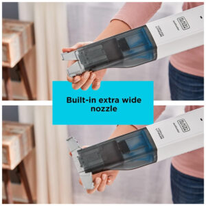 Aspirador de Pó de Mão Multifuncional sem Fio, 110v, BLACKDECKER HLVC315B10, Branco