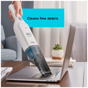Aspirador de Pó de Mão Multifuncional sem Fio, 110v, BLACKDECKER HLVC315B10, Branco