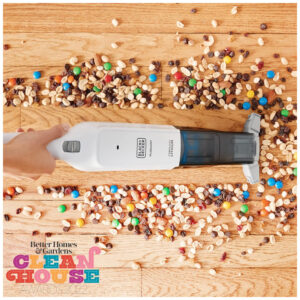Aspirador de Pó de Mão Multifuncional sem Fio, 110v, BLACKDECKER HLVC315B10, Branco