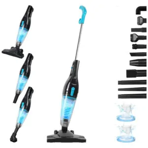 Aspirador de Pó com Fio Intercleaner 400W Sucção 15KPa, 12 em 1, Leve, Sem Saco, Modo Portátil, Ultrassilencioso, para Pisos até 120m .