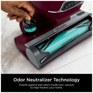 Aspirador Vertical Shark DETECT LiftAway com Tecnologia Detect, Escova Autolimpante Sem Enroscar pelos, Selo Completo Antialérgico e Neutralizador de Odores,