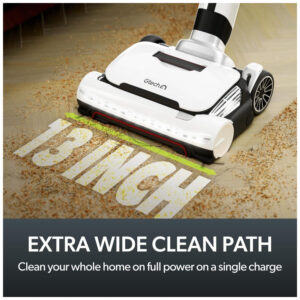 Aspirador de Pó Sem Fio Gtech AirRAM 3 com Barra Antienrosco de Cabelo e Duplos Pincéis EdgeClean Para Carpetes e Pisos de Madeira Bateria