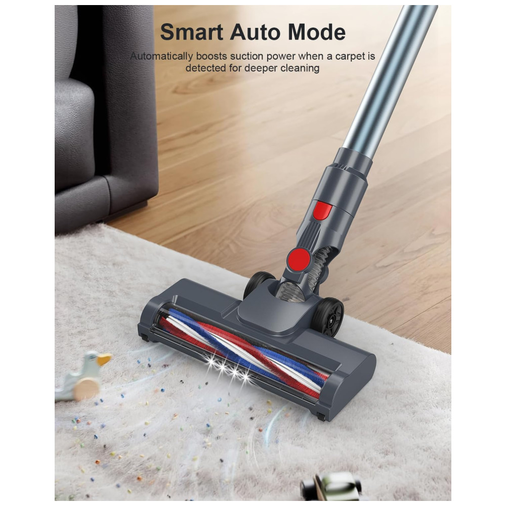 ectqlgcbl7wd0b_7 jpg - Aspirador de Pó Sem Fio GGV, Sucção Poderosa de 23KPA, Autonomia de 35 Min, Leve e Prático, Ideal para Casa, Carregamento na Parede, 3 Modos de Uso