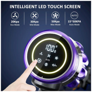 ectqqq3qcd3f0b_1 jpg - Aspirador de Pó sem Fio VENHIDELY, 50kPa - Potência de Sucção 500mbar - Bateria Duradoura - Display LED - 2 em 1 para Carpetes e Pisos