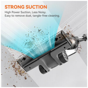 ectqsql5k1hd0b_5 jpg - Aspirador de Pó Vertical com Fio, 20000pa de Sucção Poderosa, 2 em 1 Leve para Pêlos de Animais e Pisos Difíceis Laranja e Preto,Vazone