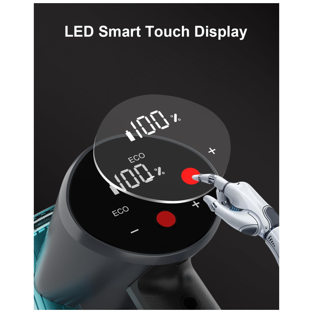 ectqw3v2vttd0b_8 jpg - Aspirador de Pó sem Fio GGV, Autonomia de 35 Min, Design Autônomo c Base de Carregamento Parede, 3 Modos p pelos de Animais, Tapetes e Pisos Azul