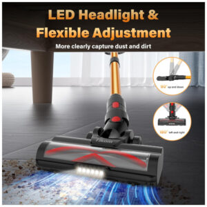 ectq2xrk3fwd0b_7 jpg - Aspirador de Pó Portátil Tikom V500, 450W, 40mCA, Tela LED Touch, Suporte de Parede, Leve e Potente para pelos de Animais, Pisos e Carpetes Preto Dourado