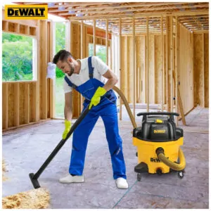 Aspirador de Pó Seco e Úmido 34L, 4.5CV de Potência com Extensores, 110v, DEWALT DXV09PA, Amarelo