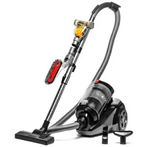 Aspirador de Pó Canister OVENTE sem Saco 3 Litros Sucção Forte, Extensão Telescópica, Cordão Retrátil Ideal para Limpeza Doméstica