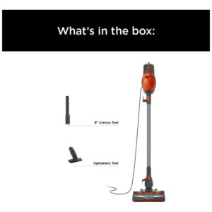 ectqwcahkue00b_10 jpg - Aspirador de Pó Shark Multifuncional com Fio com Acessórios Ideal para Pets, 110v, UNKNOWN HV302, Laranja