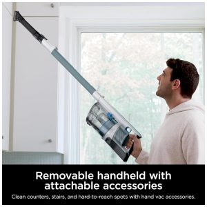 Aspirador de Pó Sem Fio Shark PowerPro Plus Essential, Leve, Recarregável, Tecnologia FloorDetect, Filtro HEPA, Autonomia de até 50 Minutos, Sucção Po