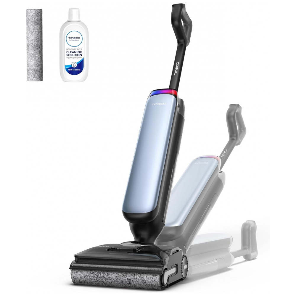 Aspirador de Pó Tineco Floor One S9 Artist Pro Wet Dry, 22kPa de Sucção, Design Anti Emaranhado, Autolimpeza Flashdry , Até 75 Min de Autonomia