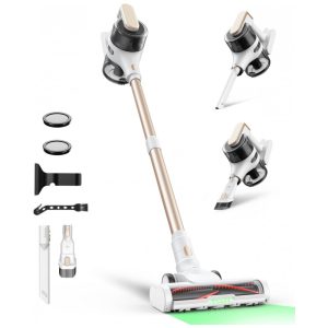 ectq5g55x99f0b_0 jpg - Aspirador de Pó sem Fio para Casa, Leve e Recarregável com 55min de Autonomia, Sucção Poderosa, Farol LED Verde, Maircle