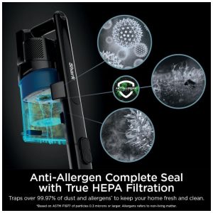 Aspirador de Pó sem Fio Shark PowerPro Flex Reveal Plus, Tecnologia DirtReveal FloorDetect, Filtro HEPA, para Carpetes e Pisos Duros,