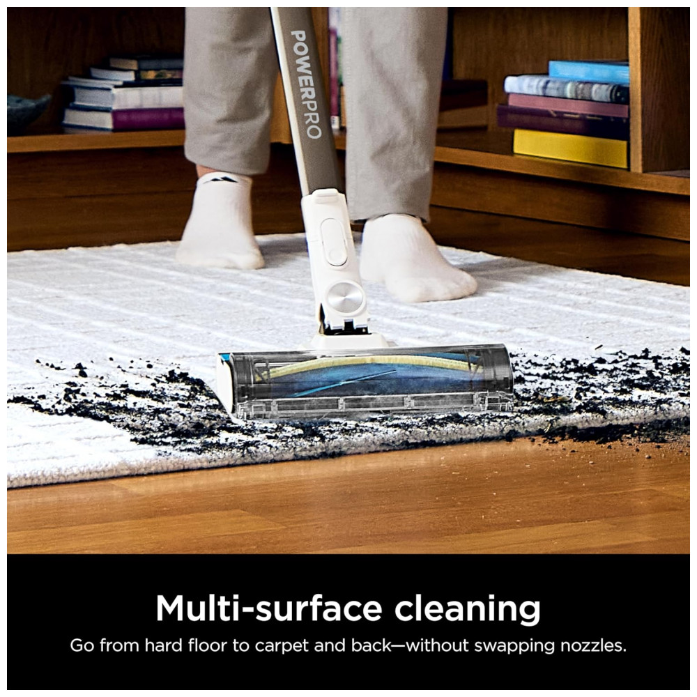 Aspirador de Pó sem Fio Shark PowerPro Flex Reveal Plus, Tecnologia DirtReveal FloorDetect, Filtro HEPA, para Carpetes e Pisos Duros,