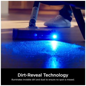 Aspirador de Pó sem Fio Shark PowerPro Flex Reveal Plus, Tecnologia DirtReveal FloorDetect, Filtro HEPA, para Carpetes e Pisos Duros,