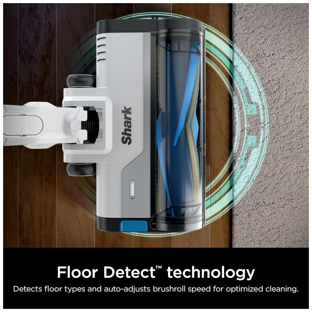 Aspirador de Pó sem Fio Shark PowerPro Flex Reveal Plus, Tecnologia DirtReveal FloorDetect, Filtro HEPA, para Carpetes e Pisos Duros,