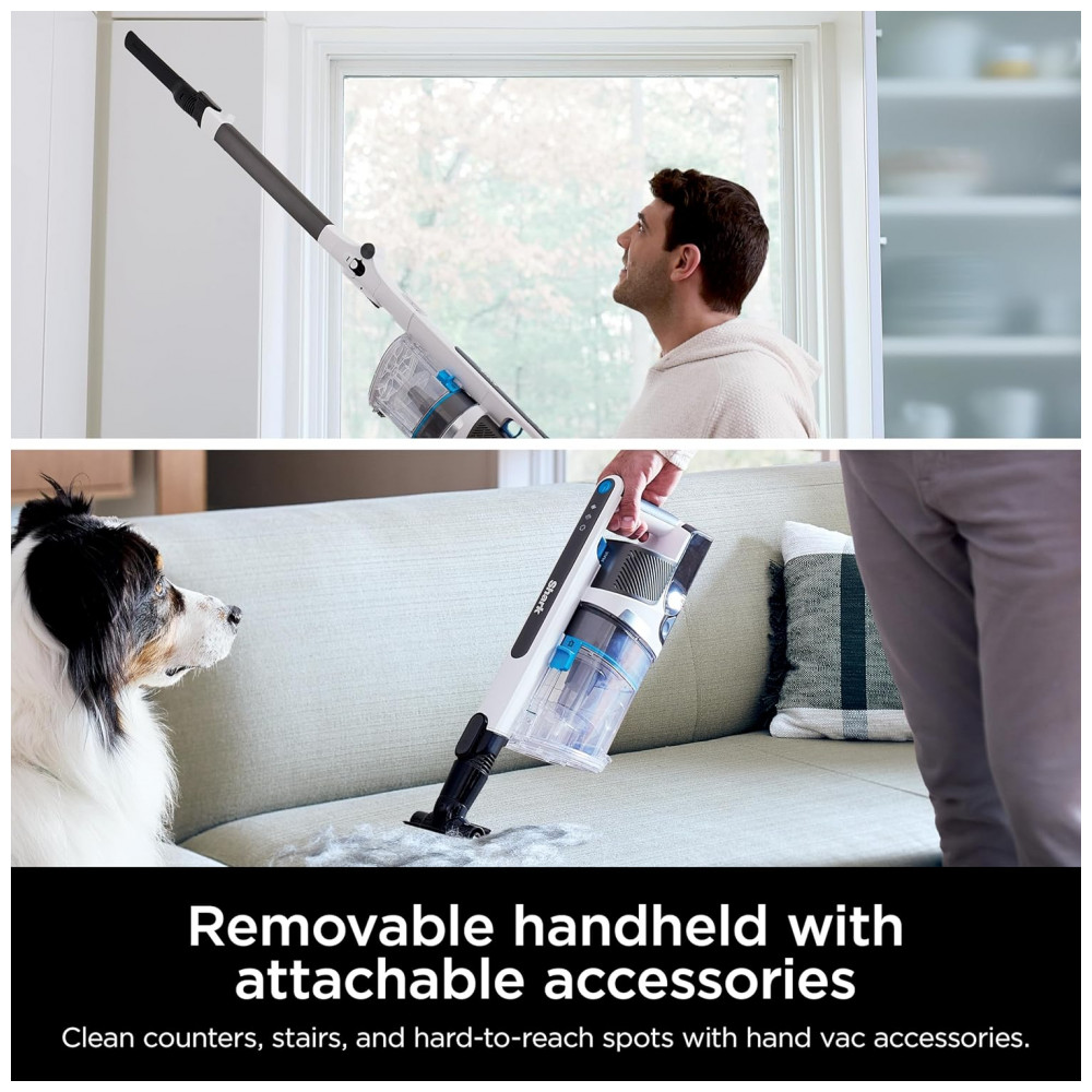 Aspirador de Pó sem Fio Shark PowerPro Flex Reveal Plus, Tecnologia DirtReveal FloorDetect, Filtro HEPA, para Carpetes e Pisos Duros,