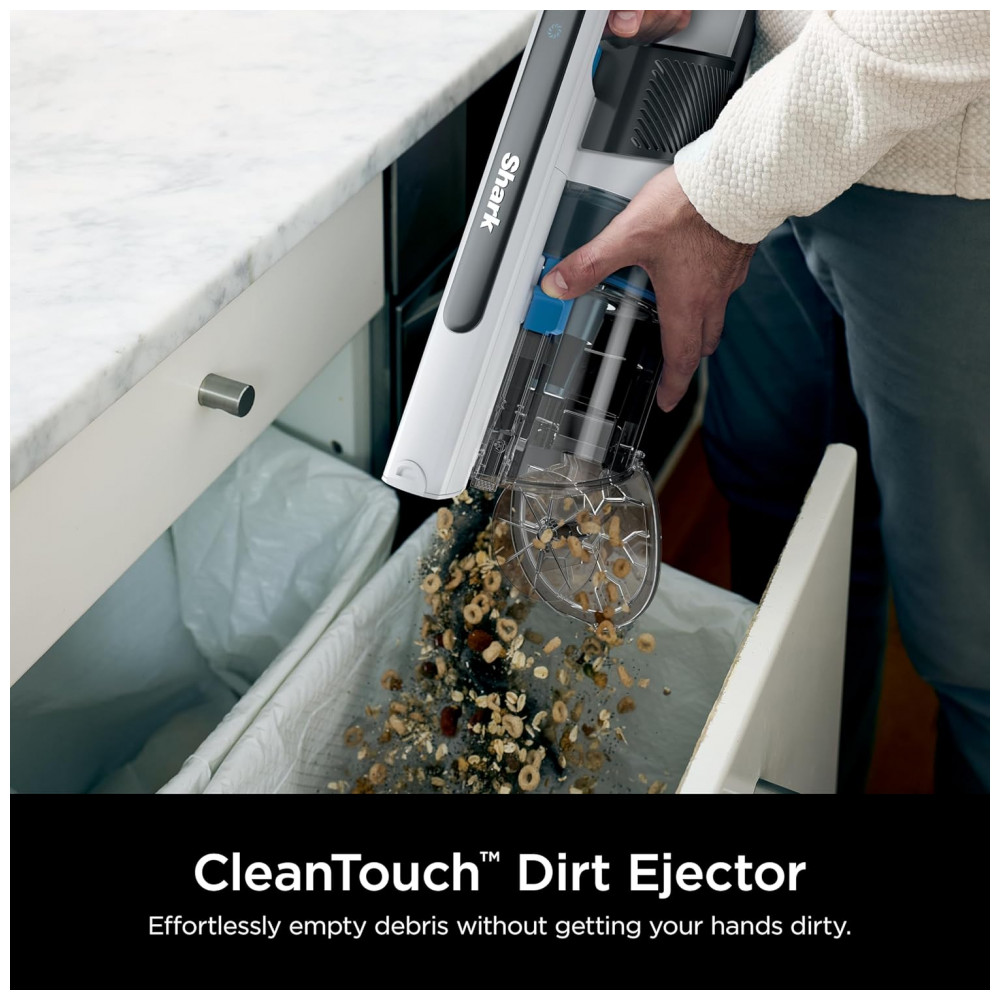 Aspirador de Pó sem Fio Shark PowerPro Flex Reveal Plus, Tecnologia DirtReveal FloorDetect, Filtro HEPA, para Carpetes e Pisos Duros,