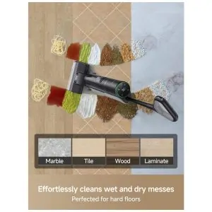 Aspirador e Mop DREAME H12 PRO Limpeza Eficiente e Inteligente, Autolimpeza com Ar Quente, Bateria de Longa Duração