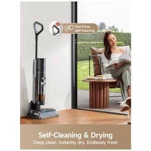 Aspirador e Mop DREAME H12 PRO Limpeza Eficiente e Inteligente, Autolimpeza com Ar Quente, Bateria de Longa Duração