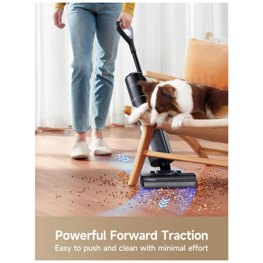 Aspirador e Mop DREAME H12 PRO Limpeza Eficiente e Inteligente, Autolimpeza com Ar Quente, Bateria de Longa Duração