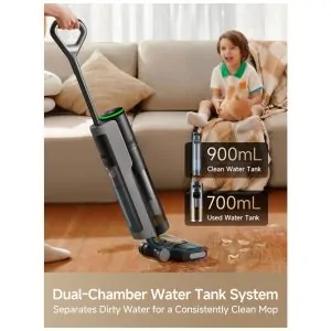 Aspirador e Mop DREAME H12 PRO Limpeza Eficiente e Inteligente, Autolimpeza com Ar Quente, Bateria de Longa Duração