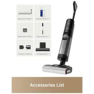 Aspirador e Mop DREAME H12 PRO Limpeza Eficiente e Inteligente, Autolimpeza com Ar Quente, Bateria de Longa Duração