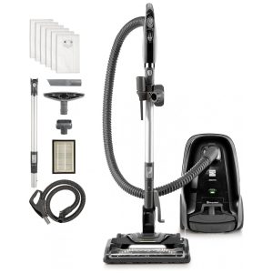 Aspirador de Pó para Pêlos de Animais Kenmore BC3006 400 Series Leve, com Bolsa e Design de 2 Motores, Escova Eliminadora de Pêlos, Filtro HEPA, Luz