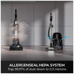 Aspirador de Pó para Pêlos de Animais Kenmore BC3006 400 Series Leve, com Bolsa e Design de 2 Motores, Escova Eliminadora de Pêlos, Filtro HEPA, Luz