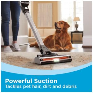 Aspirador de Pó Sem Fio BLACK DECKER POWERSERIES 20V MAX, Bastão Recarregável com Luzes LED no Chão, Leve e Antiemaranhado