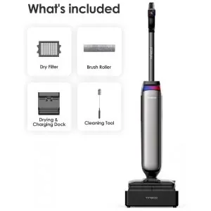 Aspirador de Pó a Vapor Tineco Floor One S9 Artist, Limpeza a Seco e Úmido, Potência de Sucção de 22kPa, Tecnologia de HiperVapor,