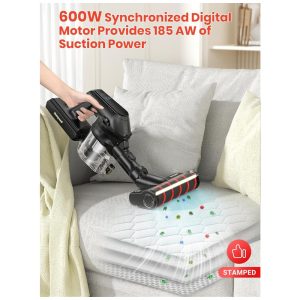 Aspirador Sem Fio Autolimpante Honeywell VC16 Aeromax Elite Preto Fosco 600W 60 Minutos 25.2V.
