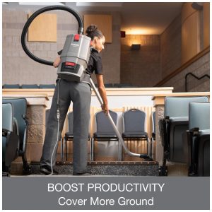 Aspirador Mochila com Fio Sanitaire Transport SC570A Preto HEPA 4 Quart 110V Profissional.