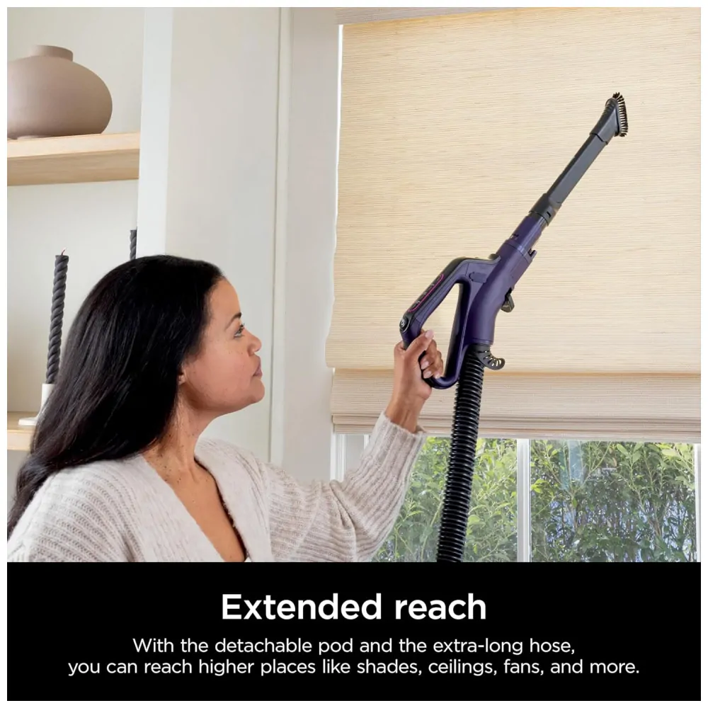 Aspirador Vertical Shark POWERDETECT Eggplant AZ4002 1,9L 110V DuoClean