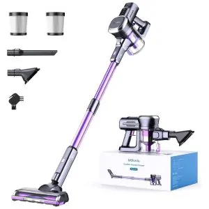 Aspirador Sem Fio Lubluelu GX 202Z R01 IT Roxo Brushless 235W Autoestável 50 Minutos 25.9V.