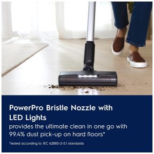 Aspirador Sem Fio Electrolux Ultimate600 Verde Oceano PowerPro Bristle LED 50 Minutos EHVS65S1AO 21.6V.